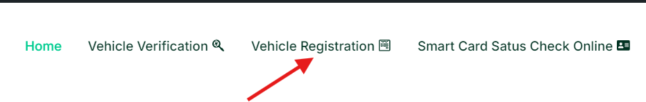 vehicle registration process Punjab Step 1